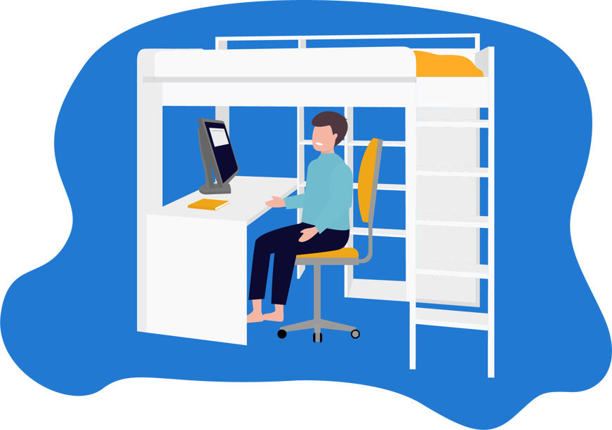 gain de place lit mezzanine gamer